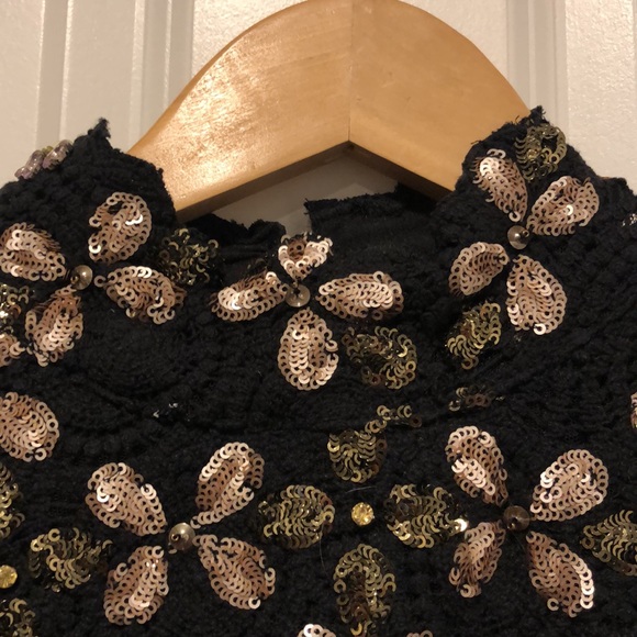 Zara Limited Edition Textured Top with Sequins - Picture 7 of 10